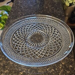 Anchor Hocking Wexford Clear Glass Serving Tray